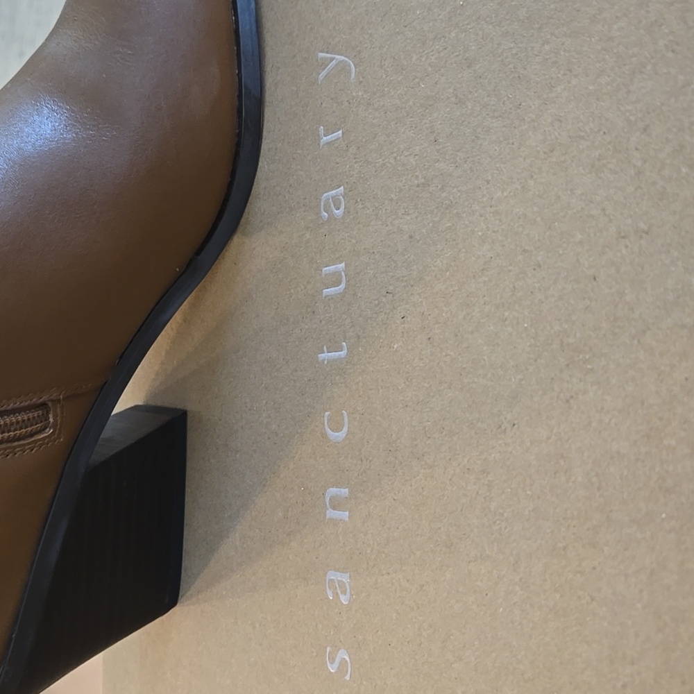 NEW Sanctuary Bourbon Leather Boots, 10M, NWT - Picture 13 of 14